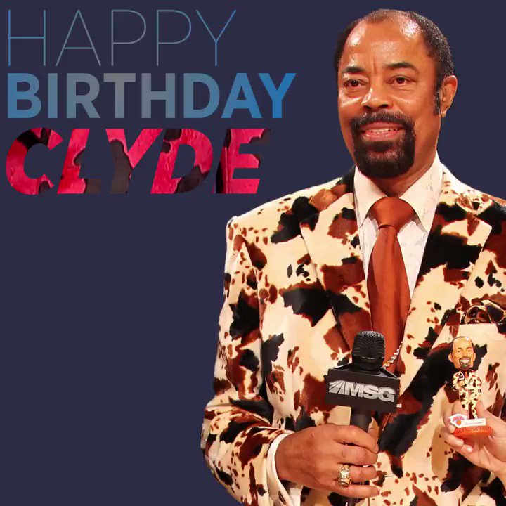 Happy birthday to the one and only Walt Frazier! Reply with your favorite \"Clyde-isms\" 