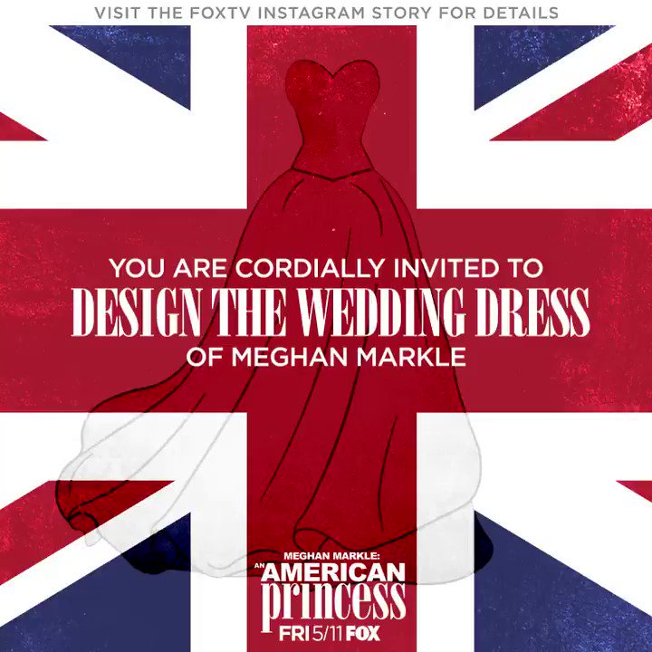 FOX (@FOXTV) on Twitter photo 2018-04-23 21:30:01 Design the dress for our #AmericanPrincess! Find the details in our Instagram story. π°
Dont miss the special May 11 at 8/7c. π Design the dress for our #AmericanPrincess! Find the details in our Instagram story. π°
Dont miss the special May 11 at 8/7c. π