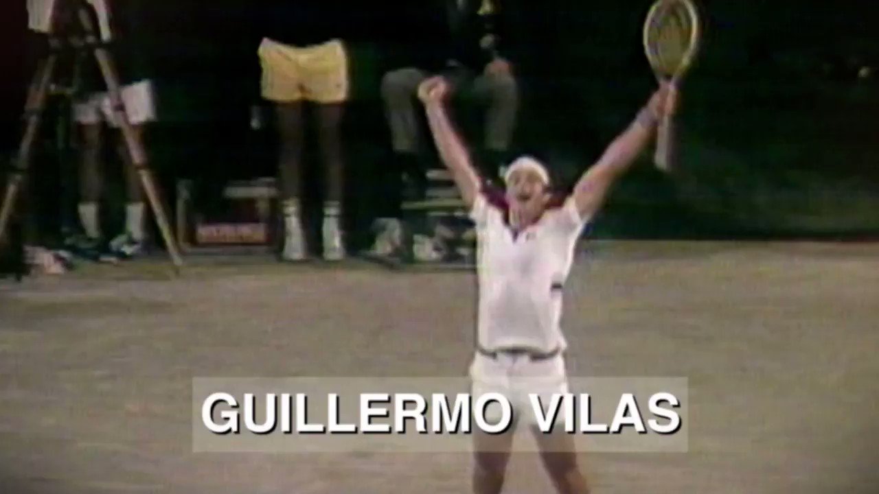 Happy birthday to the Young Bull of the Pampas, Guillermo Vilas!

 
