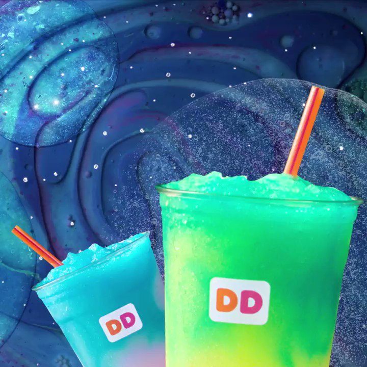 We promise, our new Cosmic Cotton Candy Coolatta® and Cosmic Pineapple