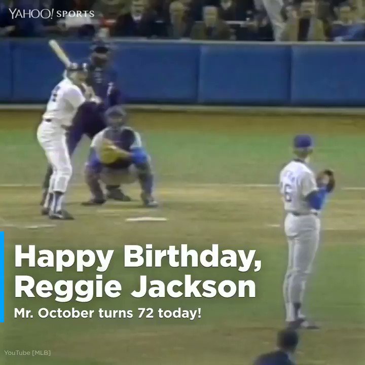 Mr. October turns 72 today!

Happy Birthday, Reggie Jackson! 