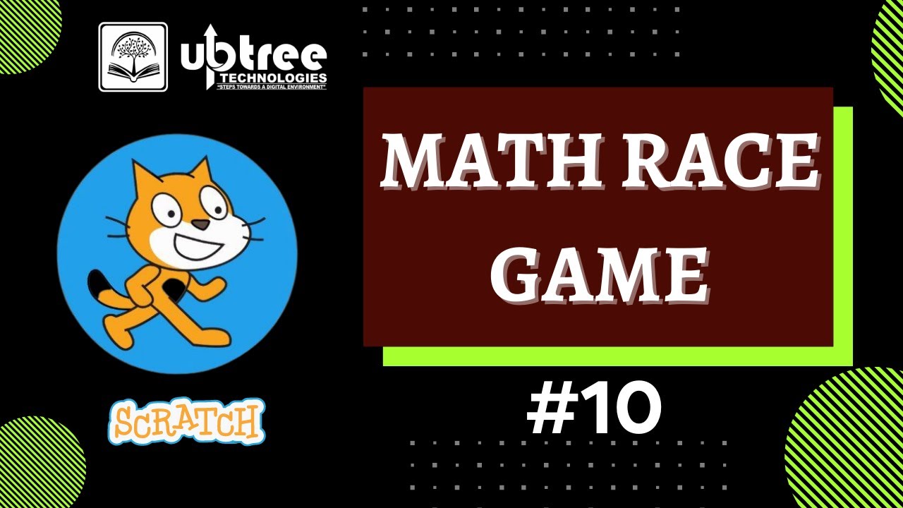 uptreeofficial's tweet card. Math Race Game | Math Gaming | Scratch Programming | #10 @knowledge...