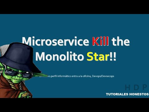 tutorialeshone1's tweet card. HDP, ¿Como los #Microservicios destronaron a los #monolitos!!?, los...