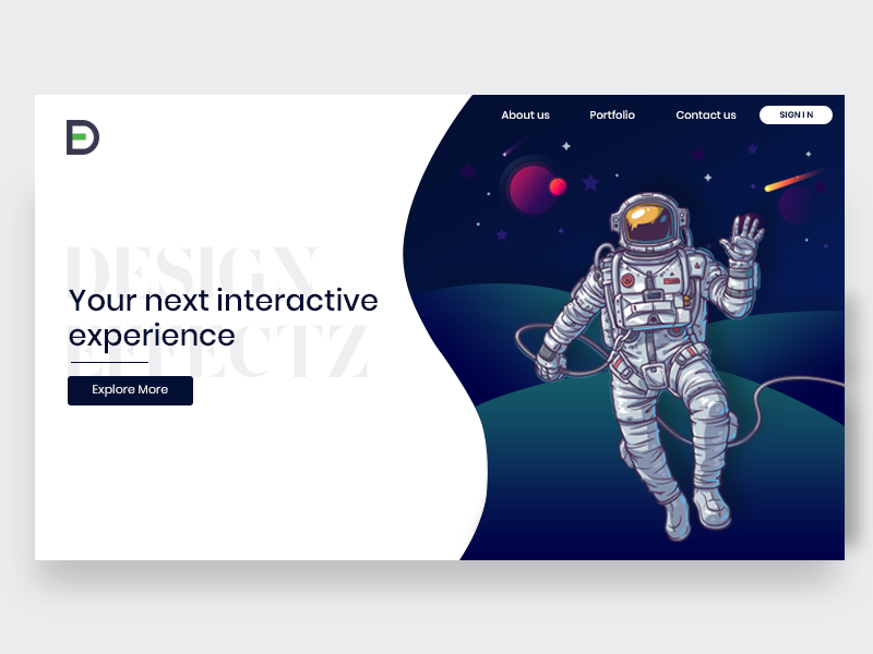 DesignEffectz's tweet card. Web Design 2018