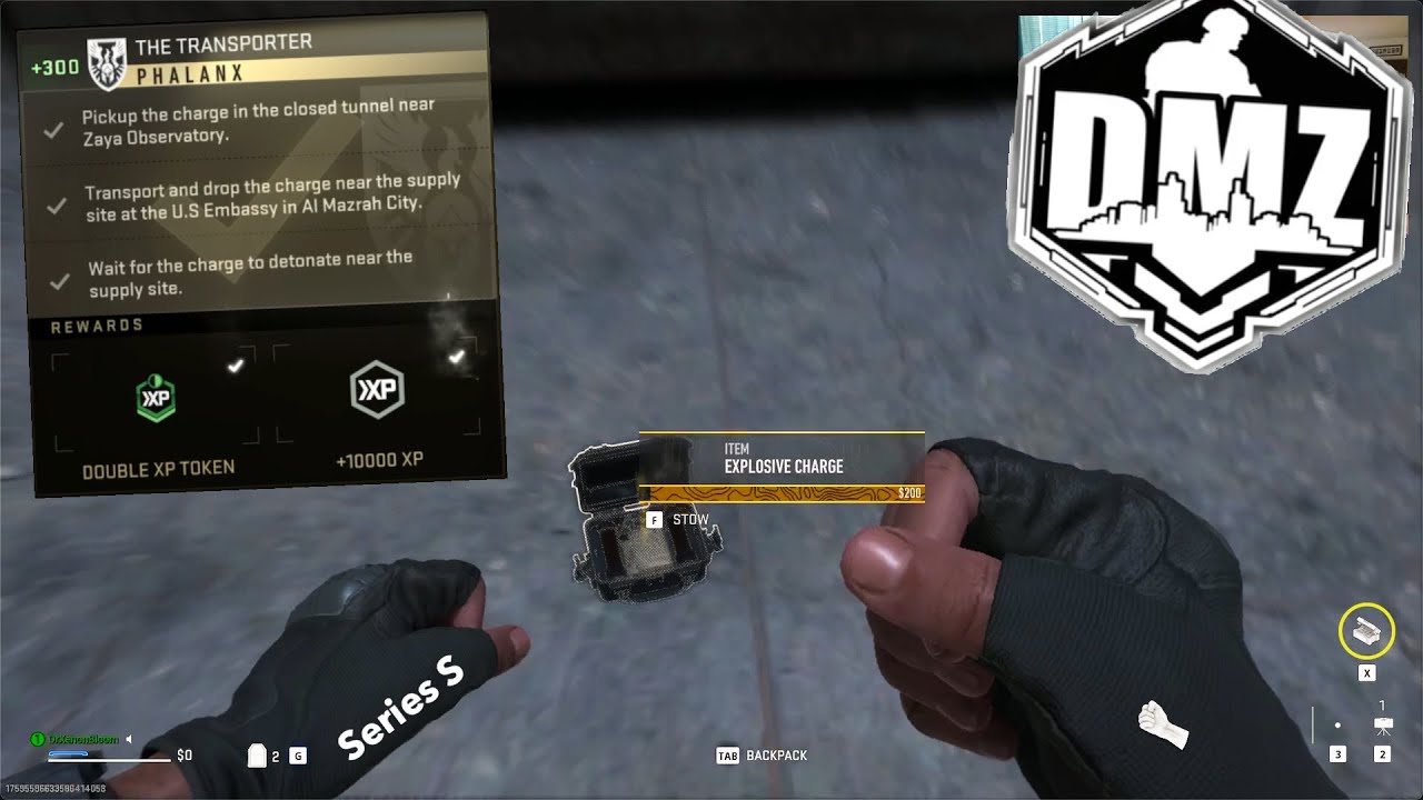DrXBloomGaming's tweet card. Warzone 2: DMZ Phalanx The Transporter MOVE QUICK it explodes 🤯...