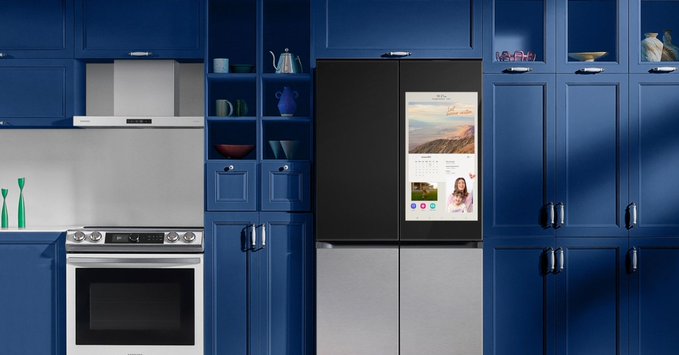 The Bespoke Family Hub Plus smart fridge