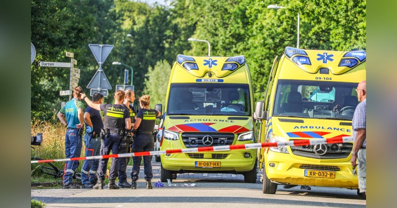Fietser ernstig gewond na aanrijding in Leusden