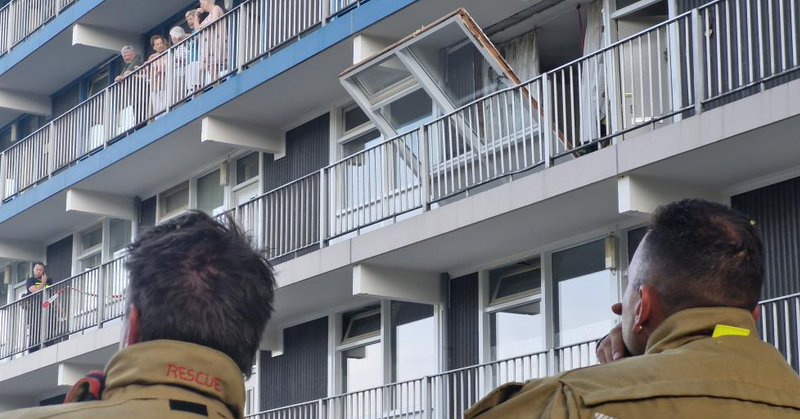 Ontploffing in flatwoning Hoensbroek