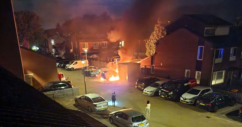Grote schade na brand in woonwijk Maarssen