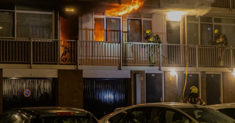 Uitslaande brand in appartement aan Dunantsingel in Gouda