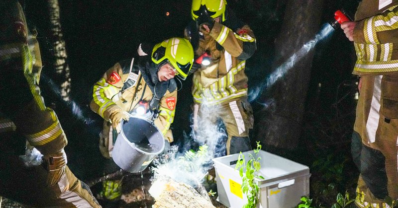 Bosbrand in Kaatsheuvel