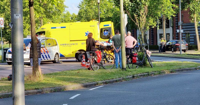 Fietsende vrouw aangereden in Amersfoort