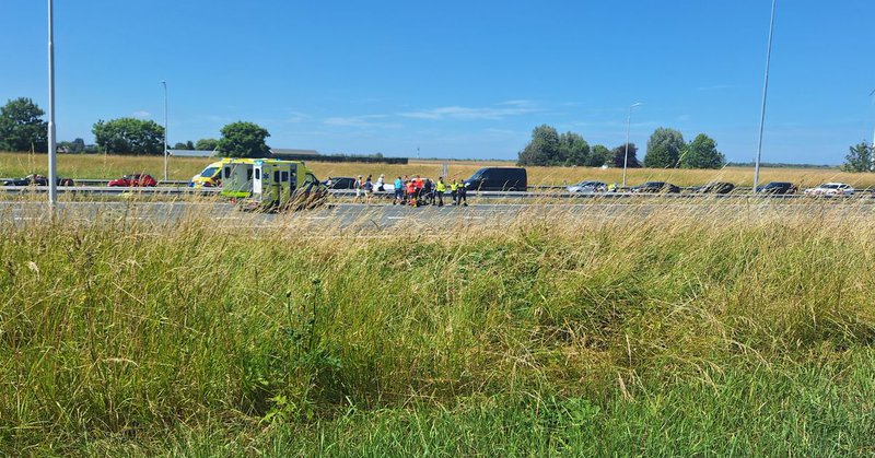 Ernstig ongeluk op A29 bij Heinenoordtunnel