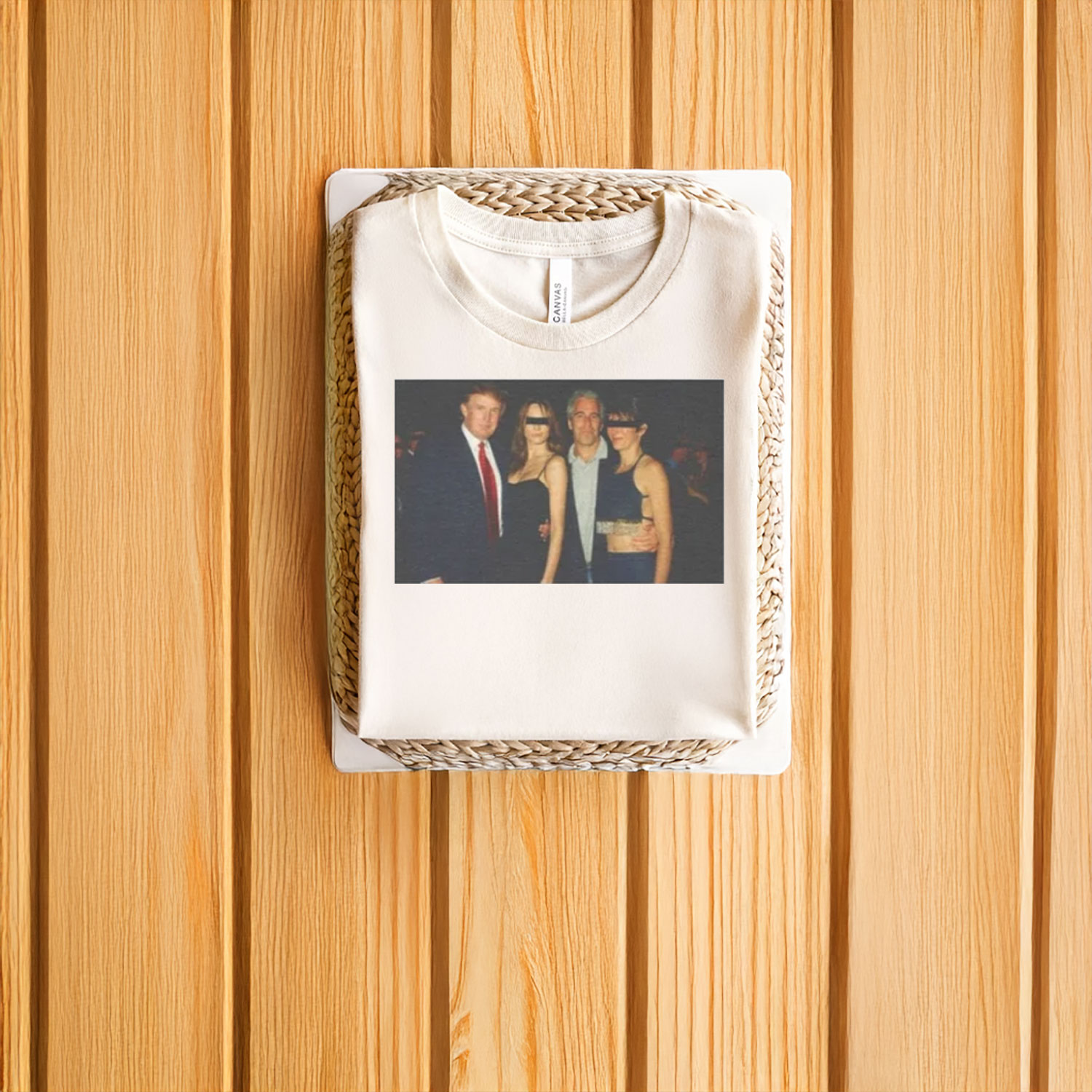 CustomTeaShirt's tweet card. Make a statement with our bold "Donald Trump X Epstein" anti-Trump shirt. This isn't just another political tee; it's a conversation starter, a symbol of