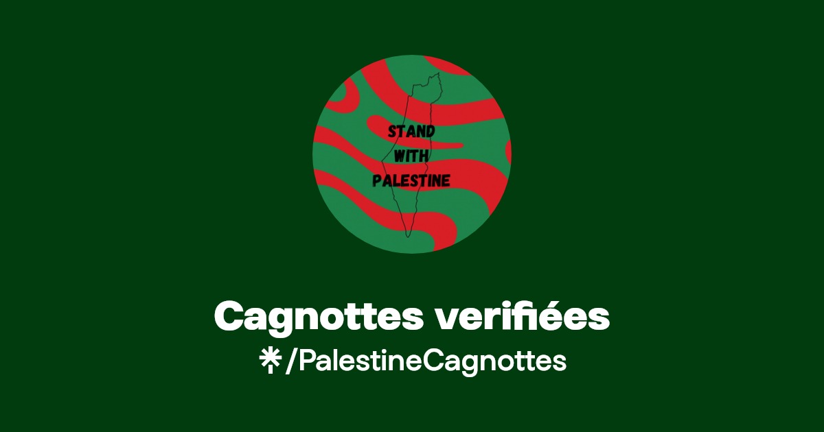 ScofieldParo's tweet card. Cagnottes palestiniennes vérifiées par @ScofieldParo sur X/ @pxroc sur insta.