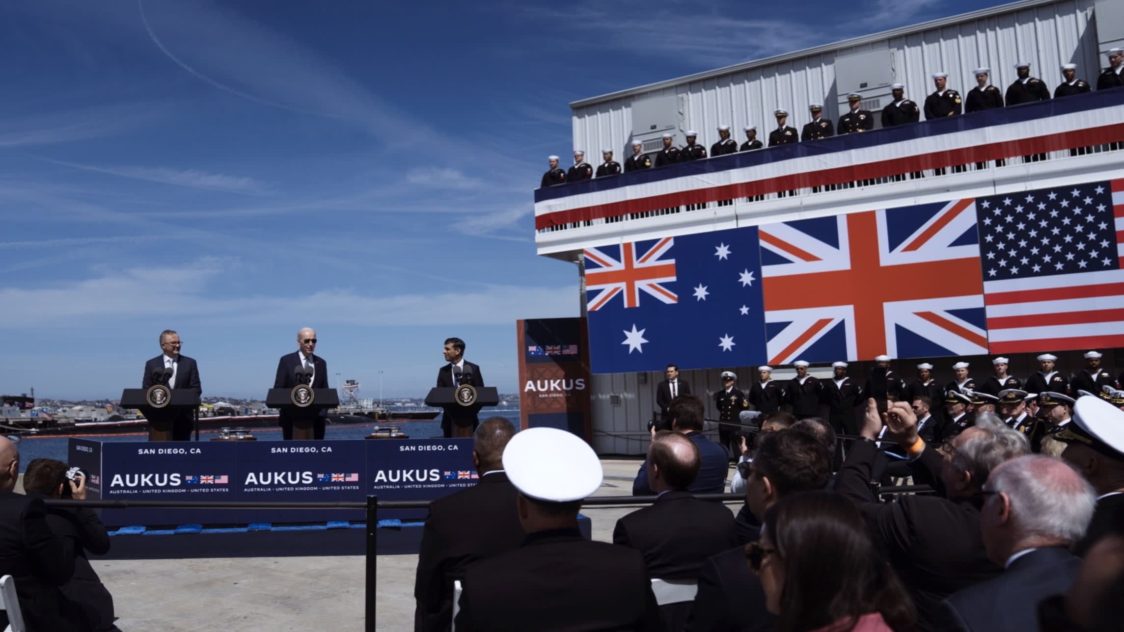 Murray_Brewster's tweet card. ​Ending the pact would be a blow to the security alliance with Australia and UK