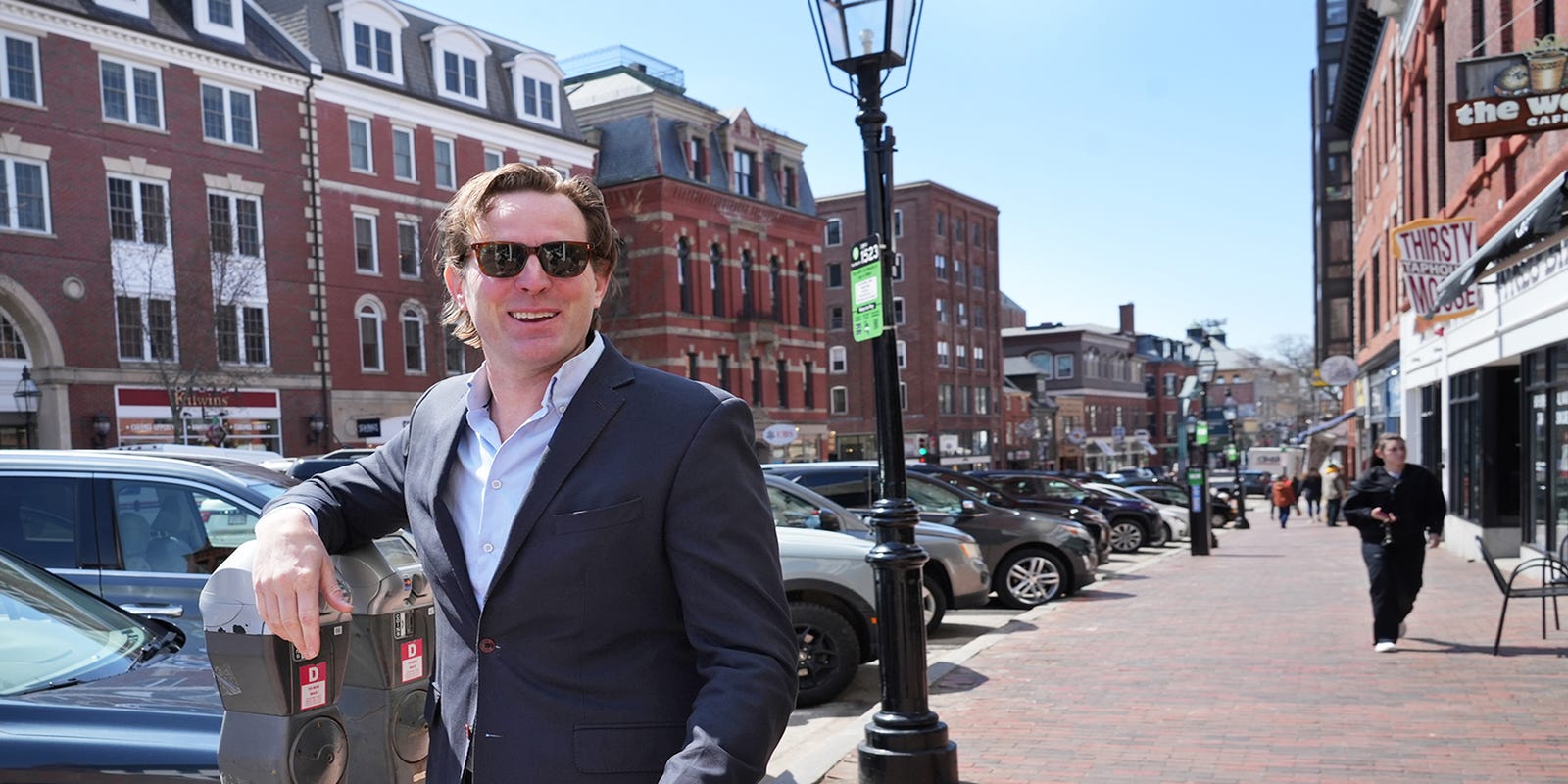JBartlett_NH's tweet card. Portsmouth Mayor Deaglan McEachern's plan to give residents 15 minutes free parking is rejected. "It’s a lesson learned, go big or go home," he says.