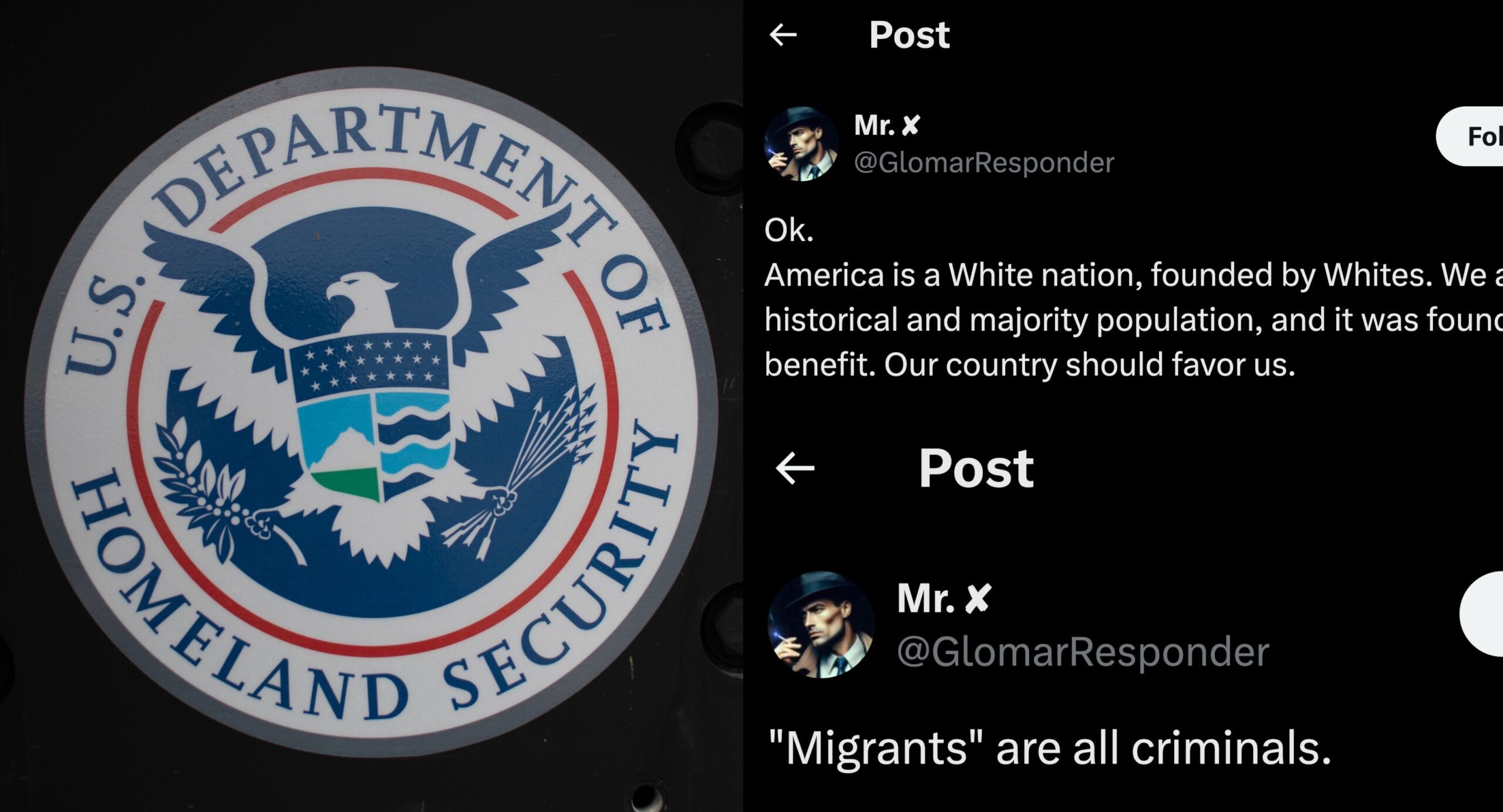 randomstimuli's tweet card. The Observer has identified the operator of “GlomarResponder,” an overtly racist social media account, as ICE Assistant Chief Counsel James Rodden, based on an overwhelming number of biographical...