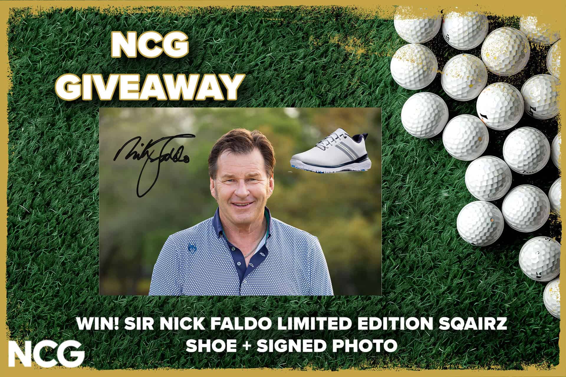 PaulMillerNCG's tweet card. Golf Giveaways. Win a limited edition pair of SQAIRZ golf shoes inspired by Sir Nick Faldo + signed photo!