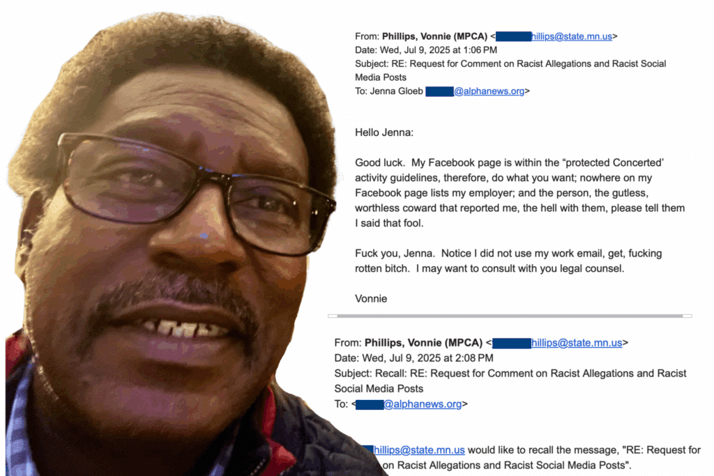 KendallQuallsMN's tweet card. A human resources director for the State of Minnesota is now on leave after sending a profanity-laced email from his official work account.