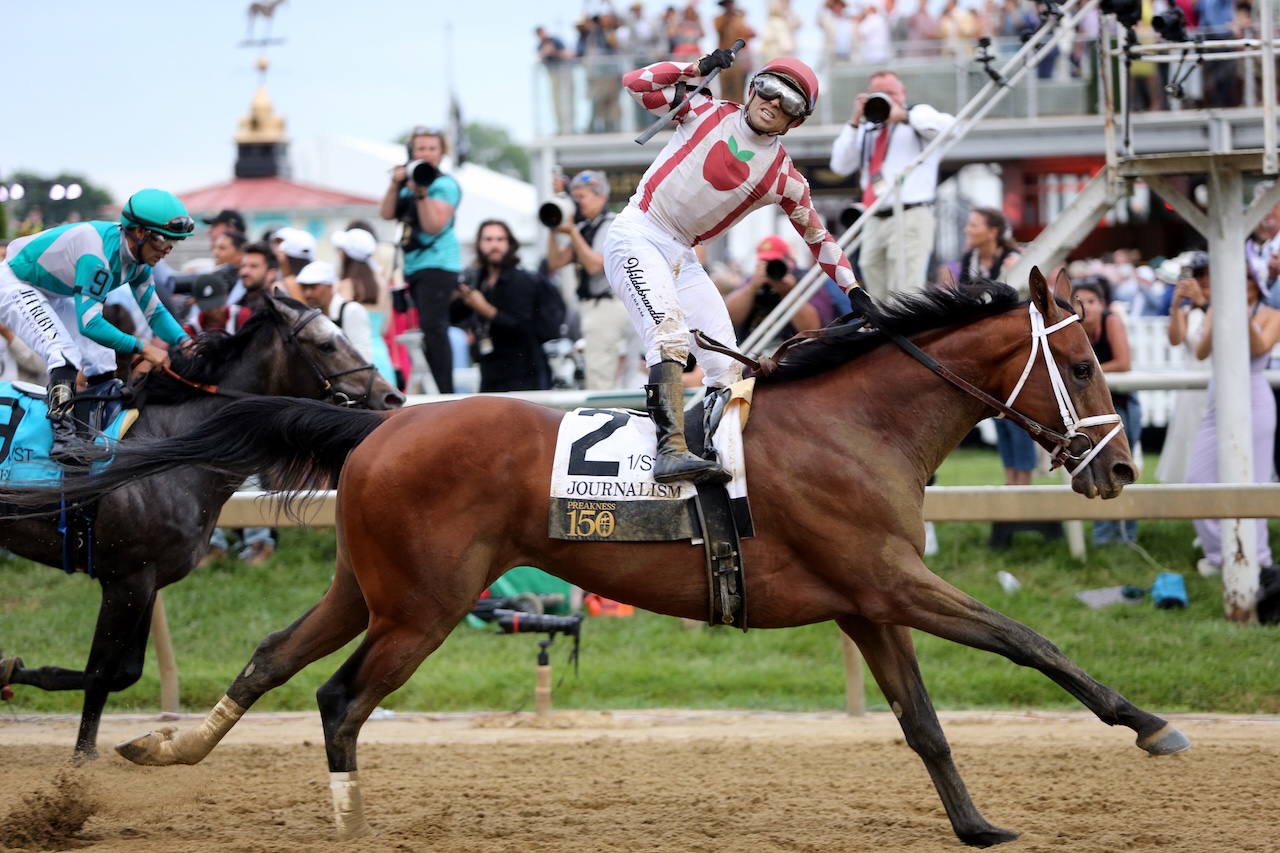 KentuckyDerby's tweet card. The highlight of the summer meeting at the coastal attraction is led by multiple Grade 1 winner Journalism who finished in the top two in each of the three legs of the Triple Crown for conditioner...
