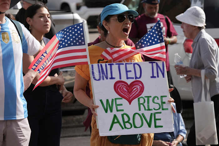 ddbecker5454's tweet card. A Gallup poll shows a substantial jump in the share of Americans who view immigration as positive for the U.S. since President Donald Trump took office.