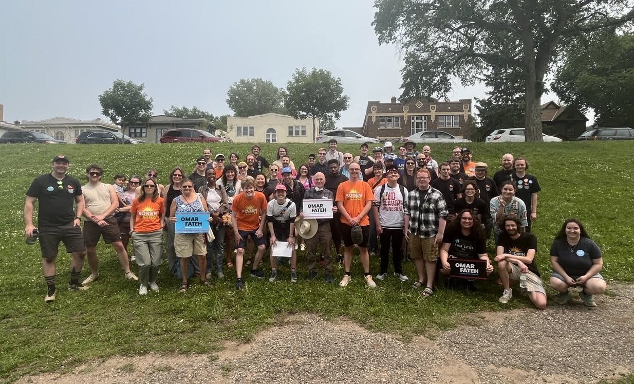 MichaelforParks's tweet card. Donate to support our 8 endorsed candidates in Minneapolis and St. Paul! Let's win a new Mayor in Minneapolis with Omar Fateh!