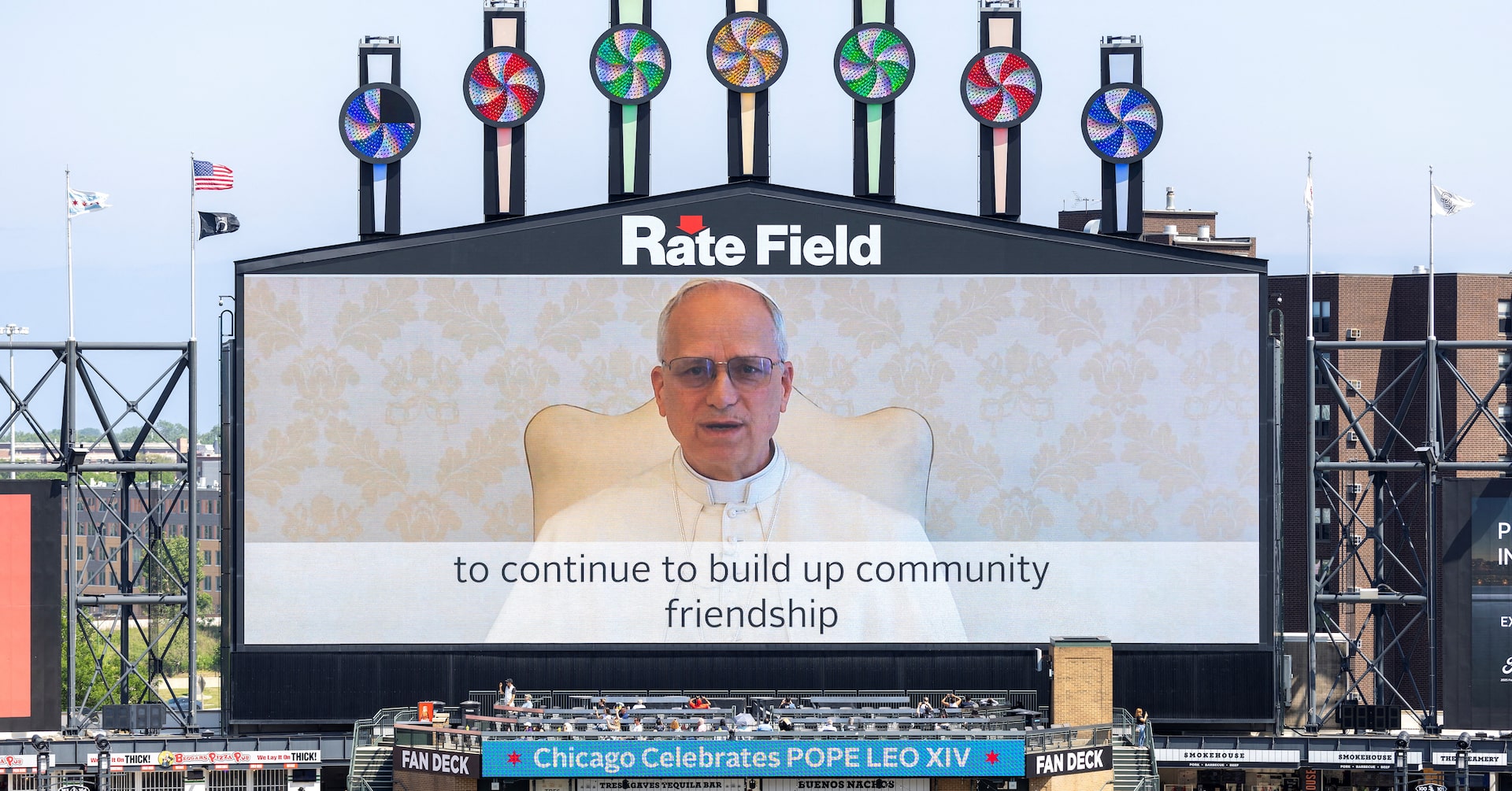 joshjmcelwee's tweet card. Pope Leo, a native of Chicago's south side and a long-time fan of his beloved but beleaguered White Sox, sent a video message on Saturday to a sellout crowd attending Catholic Mass in his honor at...