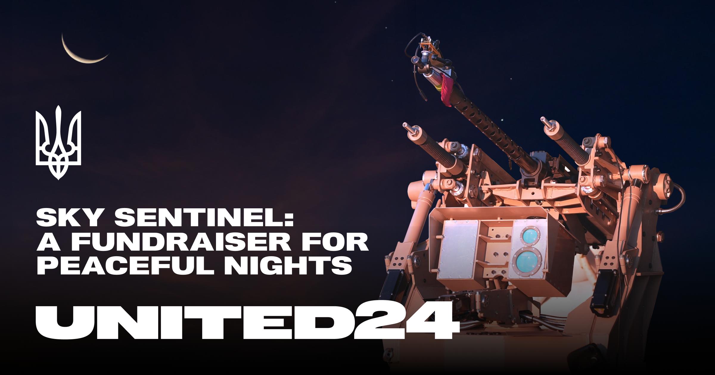 United24media's tweet card. We’re raising $1,500,000 for 10 AI-controlled air defense turrets that will protect Ukrainians from russian attacks.