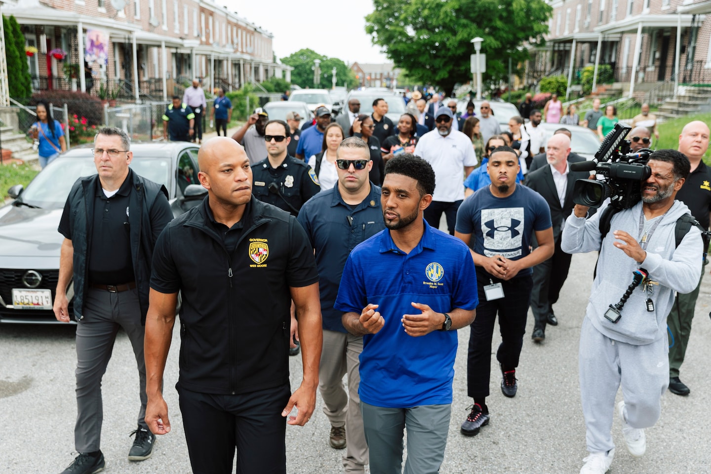 GIFFORDS_org's tweet card. Multiple people have taken credit for the historic drop that mirrors a national decrease in violent crimes. Baltimore Mayor Brandon Scott says it’s due to a community-based approach to gun violence.