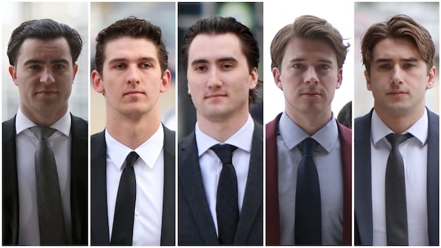 greggsymonds's tweet card. The main issue in the trial for five former junior hockey players charged with sexually assaulting a woman in a London, Ont., hotel room in 2018 is whether or not she consented, a Crown prosecutor...