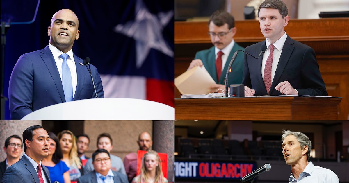 bjrottinghaus's tweet card. Democrats Colin Allred, Beto O'Rourke, Joaquin Castro and James Talarico all want to run for the Senate seat held by Republican John Cornyn. In late May they...