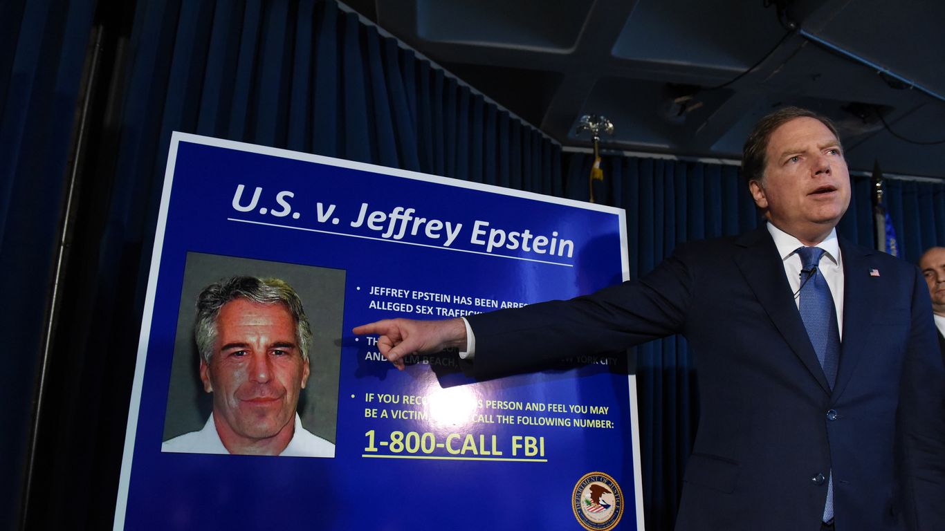 axiosalex's tweet card. The findings represent the first time Trump's administration has officially contradicted conspiracy theories about Epstein's activities and his death.