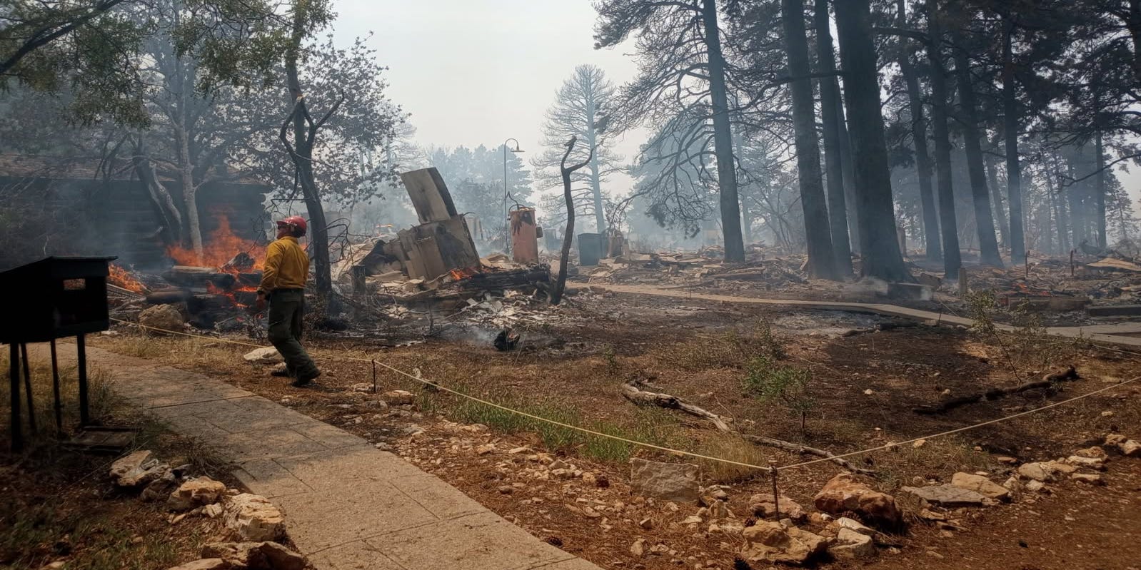 EricNeitzel's tweet card. The Grand Canyon Lodge burned not by an act of God but from National Park Service hubris that it could 'manage' a fire in fire season.