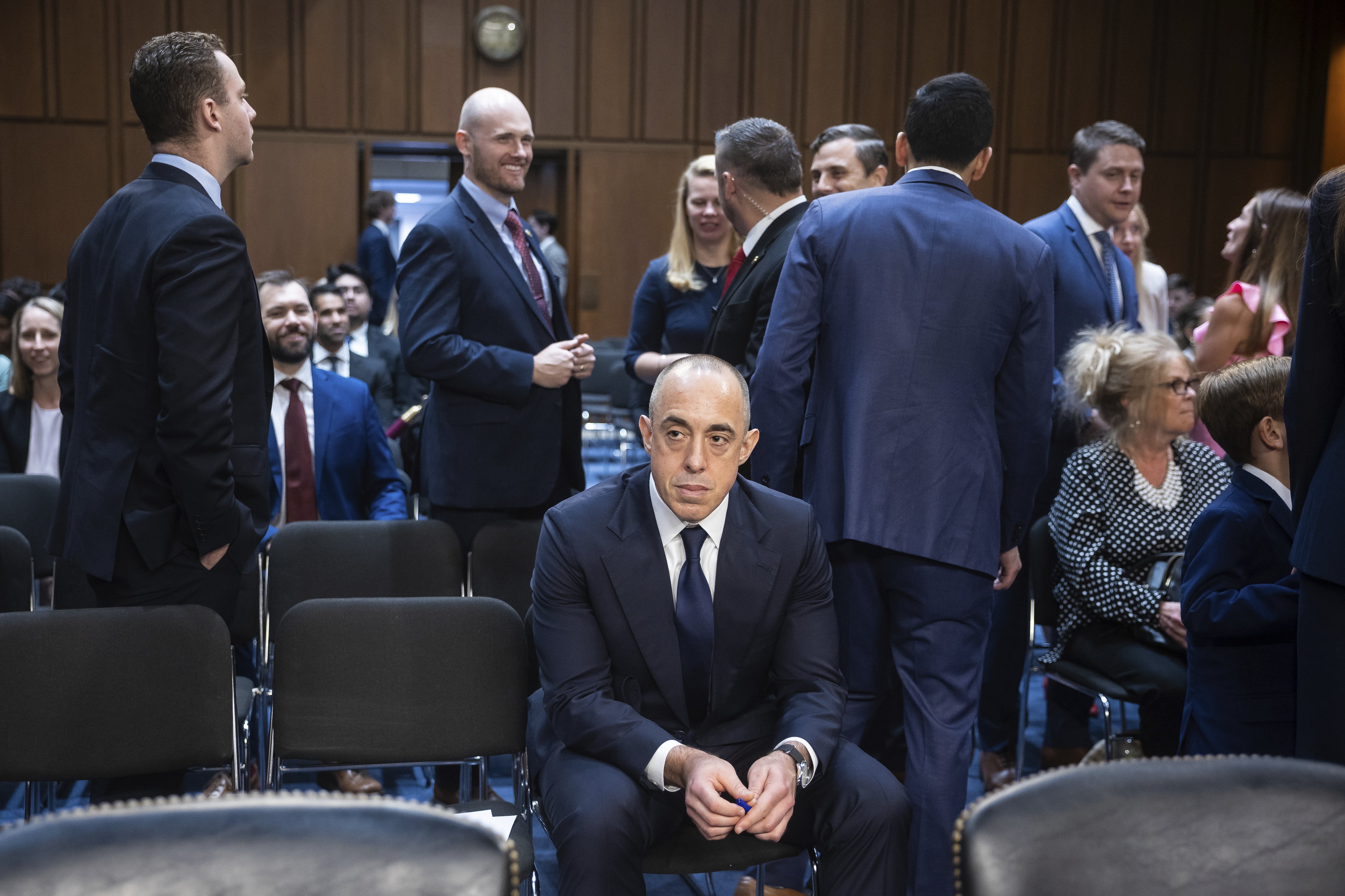 LATvives's tweet card. Emil Bove, a top DOJ official who has been nominated to be an appellate judge, is the subject of whistleblower allegations.