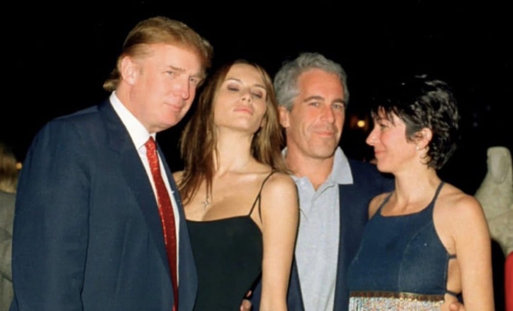 RealDonalDrumpf's tweet card. 29 truths about Trump and Jeffrey Epstein you won't hear from Pam Bondi