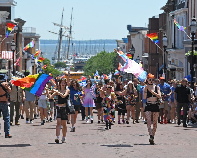 capgaznews's tweet card. The Annapolis Pride parade and festival will take place Oct. 18, months after the original June date was postponed due to severe weather.
