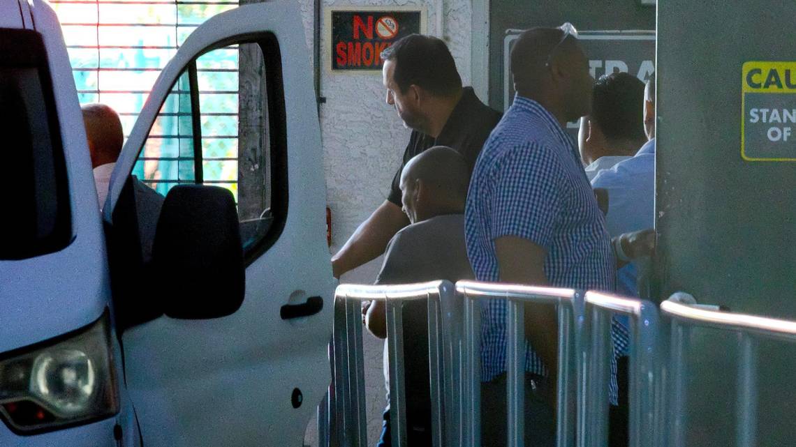 MarbinMiller's tweet card. The Herald witnessed ICE agents arresting at least four men inside the immigration courthouse in downtown Miami.