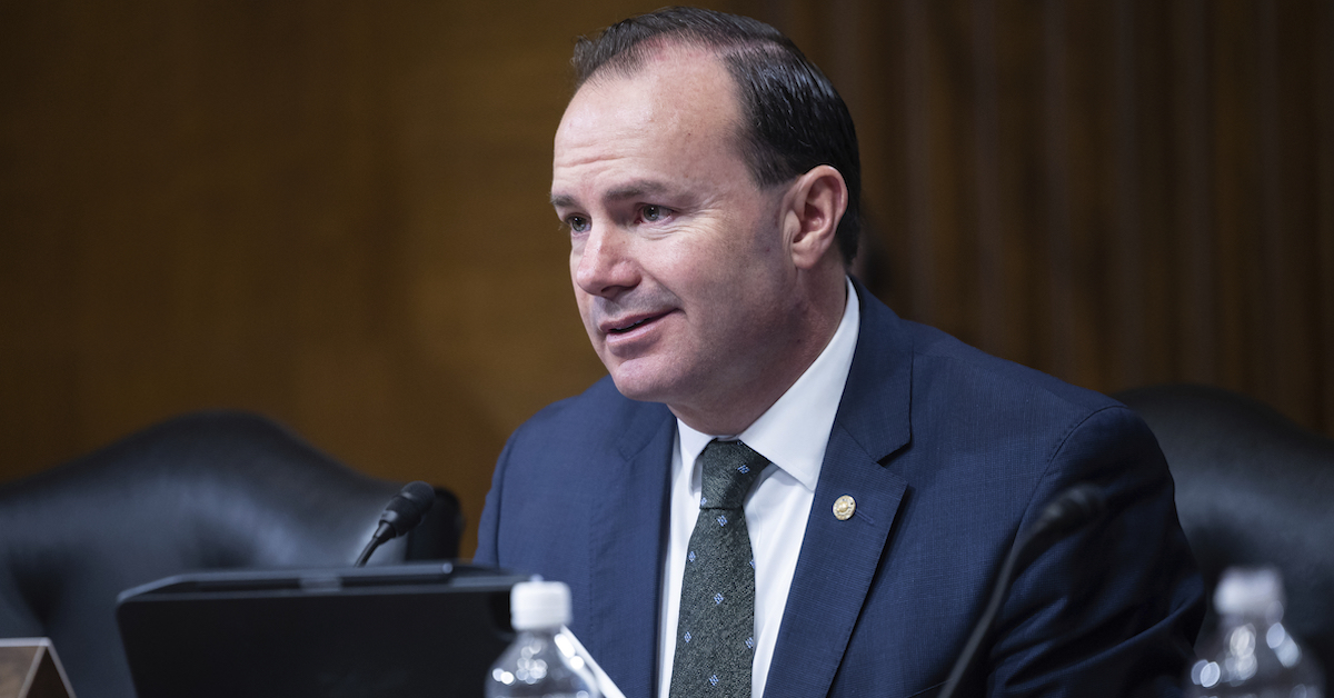 Mediaite's tweet card. Senator Mike Lee (R-UT) posted and then deleted a tweet celebrating the supposed resignation of Federal Reserve Chair Jerome Powell on Tuesday.