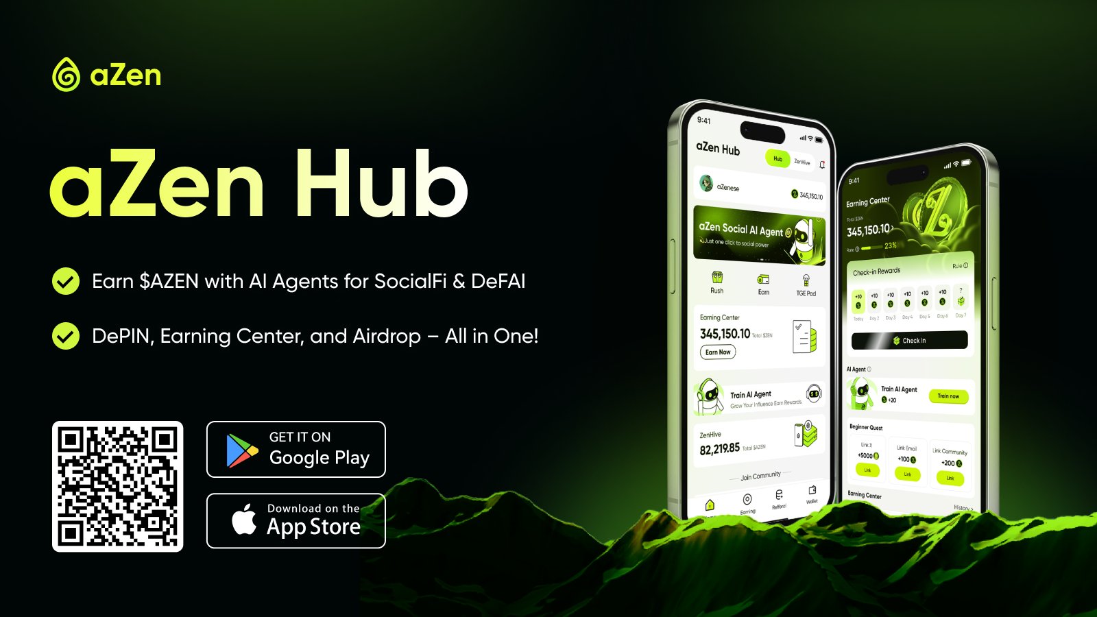 whitevine_co's tweet card. aZen Protocol