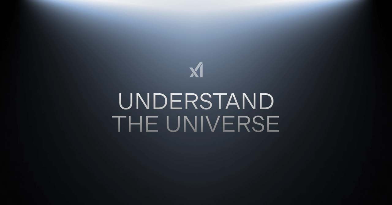 Tesla_App_iOS's tweet card. xAI is an AI company with the mission of advancing scientific discovery and gaining a deeper understanding of our universe.