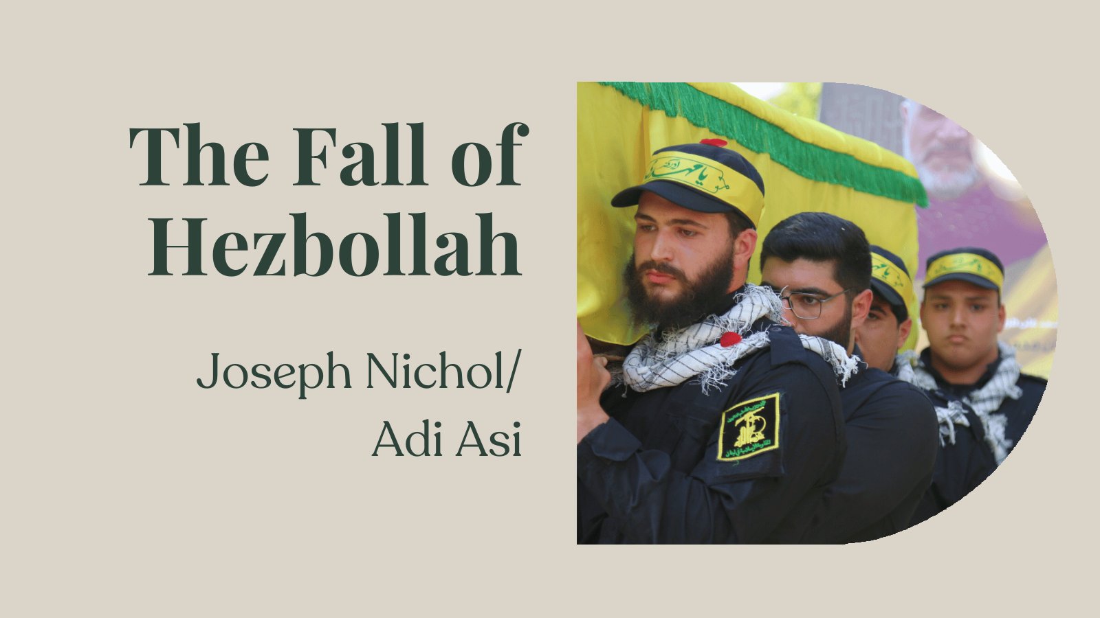 Quillette's tweet card. Hezbollah’s downfall was not the result of a battle lost or a lapse in resolve, but the sudden and total collapse of a strategic worldview.