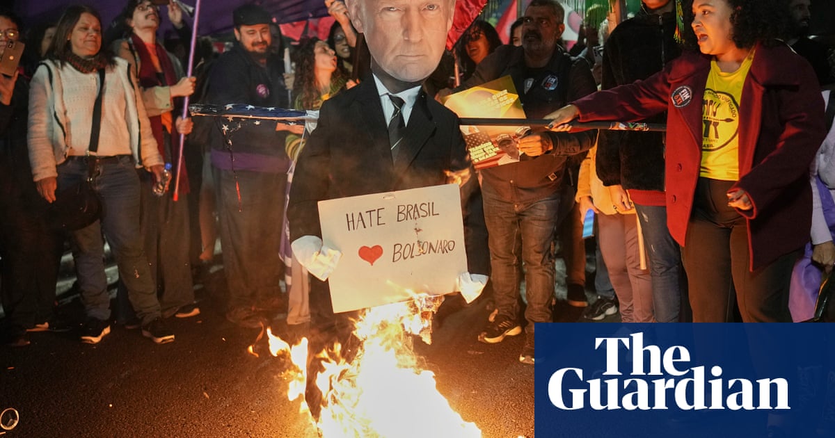 TimothyDSnyder's tweet card. US president’s attempt to help his rightwing ally avoid jail has sparked wave of anger and given boost to rival Lula