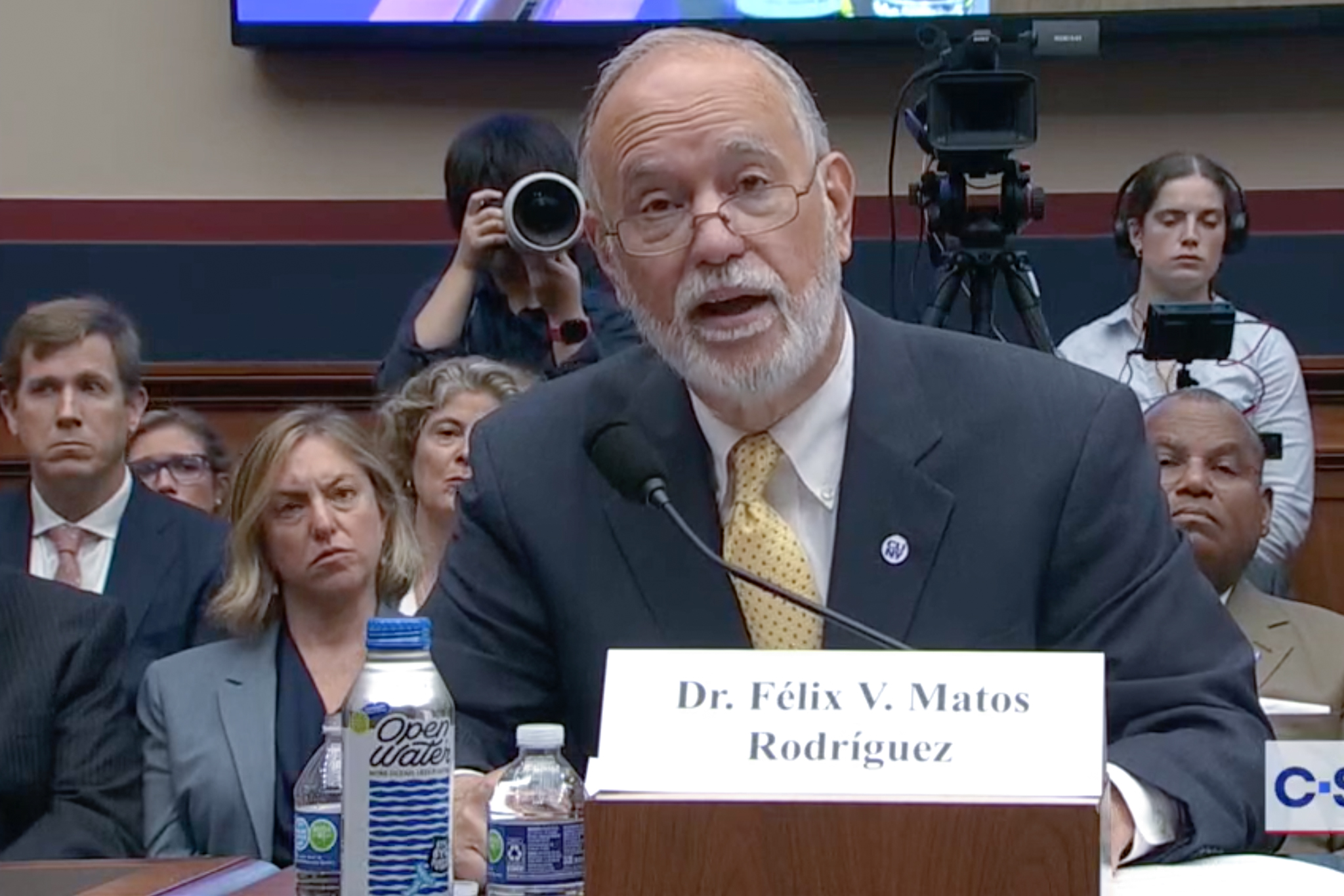 PSC_CUNY's tweet card. Chancellor Felix Matos Rodríguez became the latest university chief facing hostile questioners, where his non-responses did little to satisfy House Republicans while they also infuriated the union...