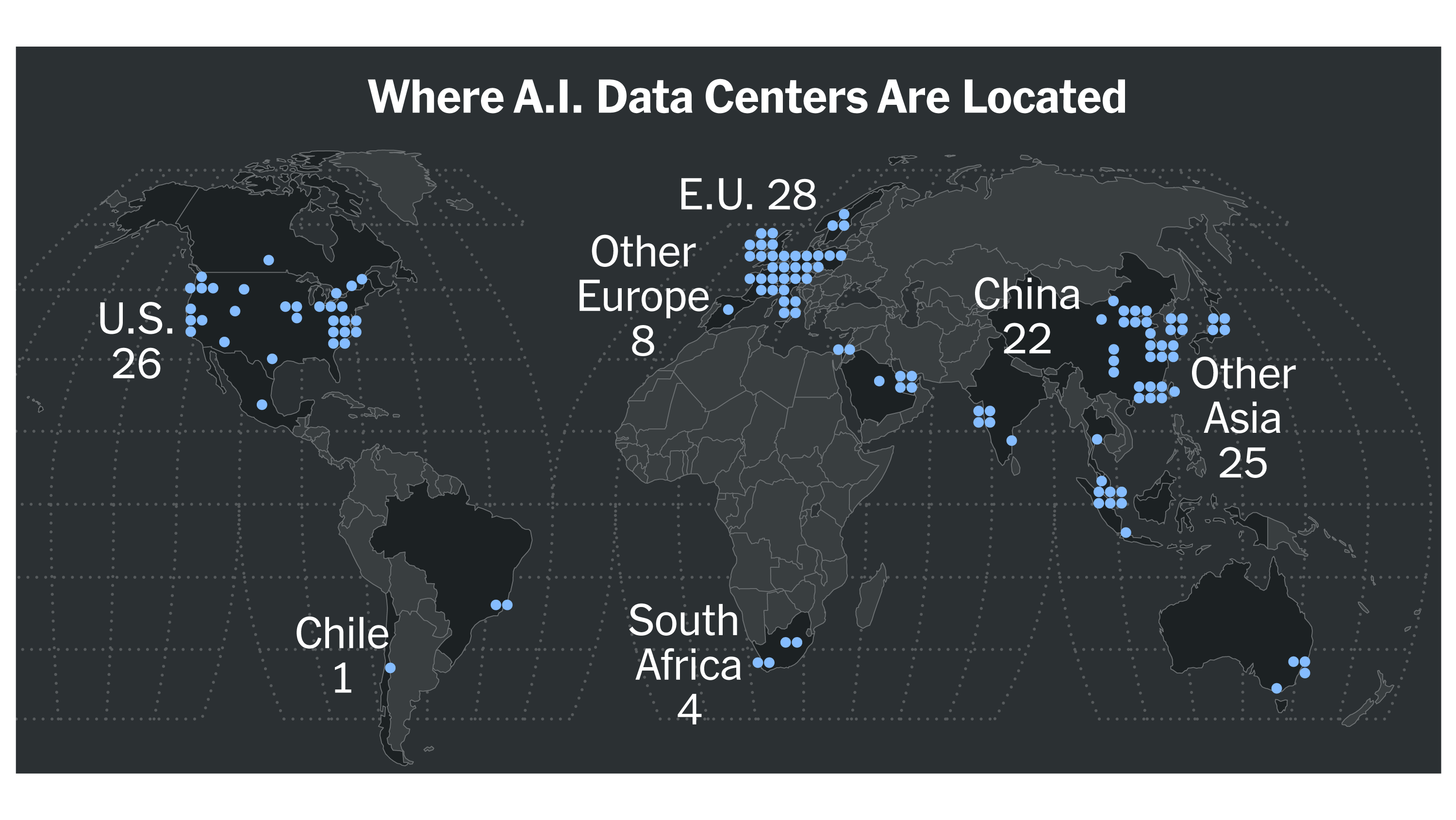 paulmozur's tweet card. As countries race to power artificial intelligence, a yawning gap is opening around the world.