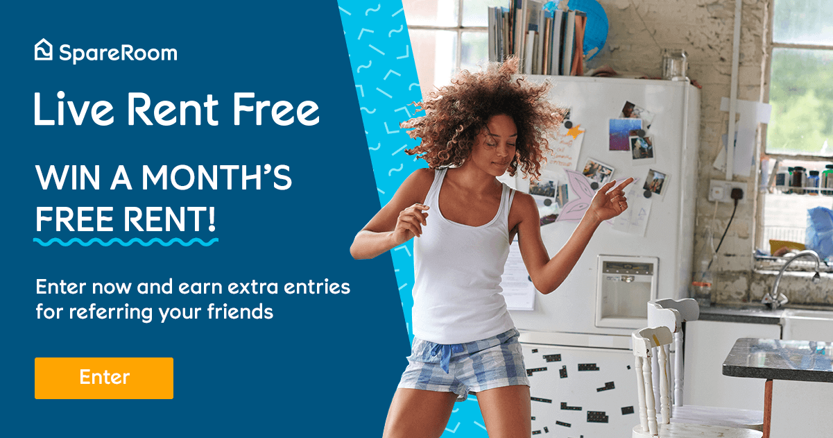 chrishaigh76's tweet card. Enter SpareRoom's monthly draw for your chance to get your rent paid!