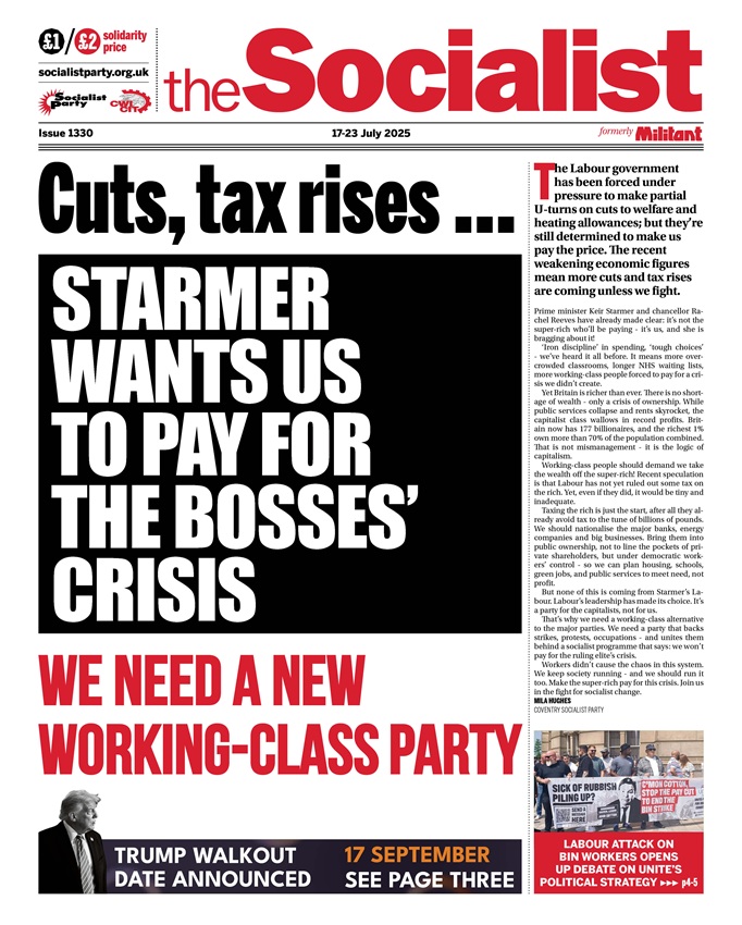Socialist_party's tweet card. The Socialist issue 1330 - Socialist Party