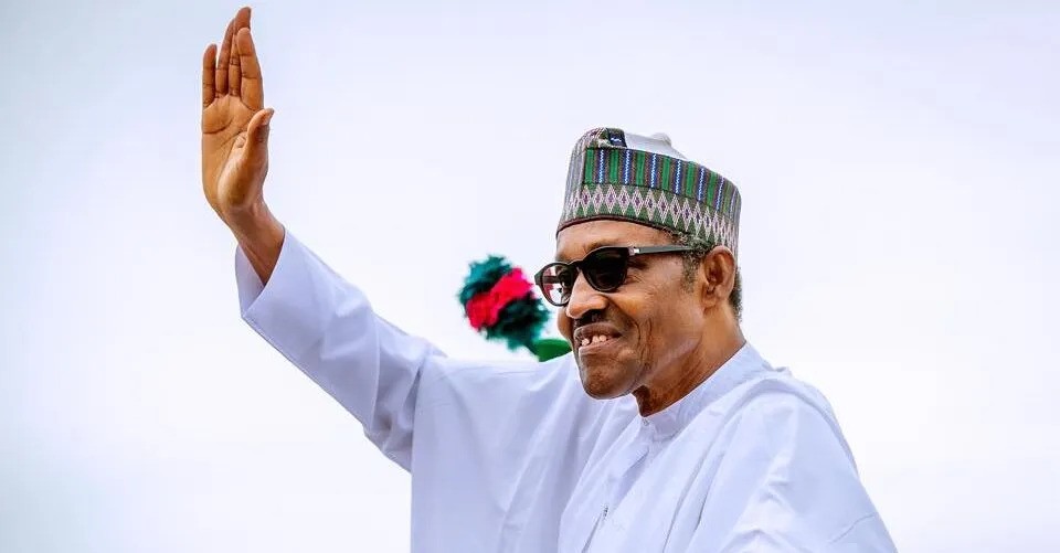 NewLeftReview's tweet card. Muhammadu Buhari (1942-2025).