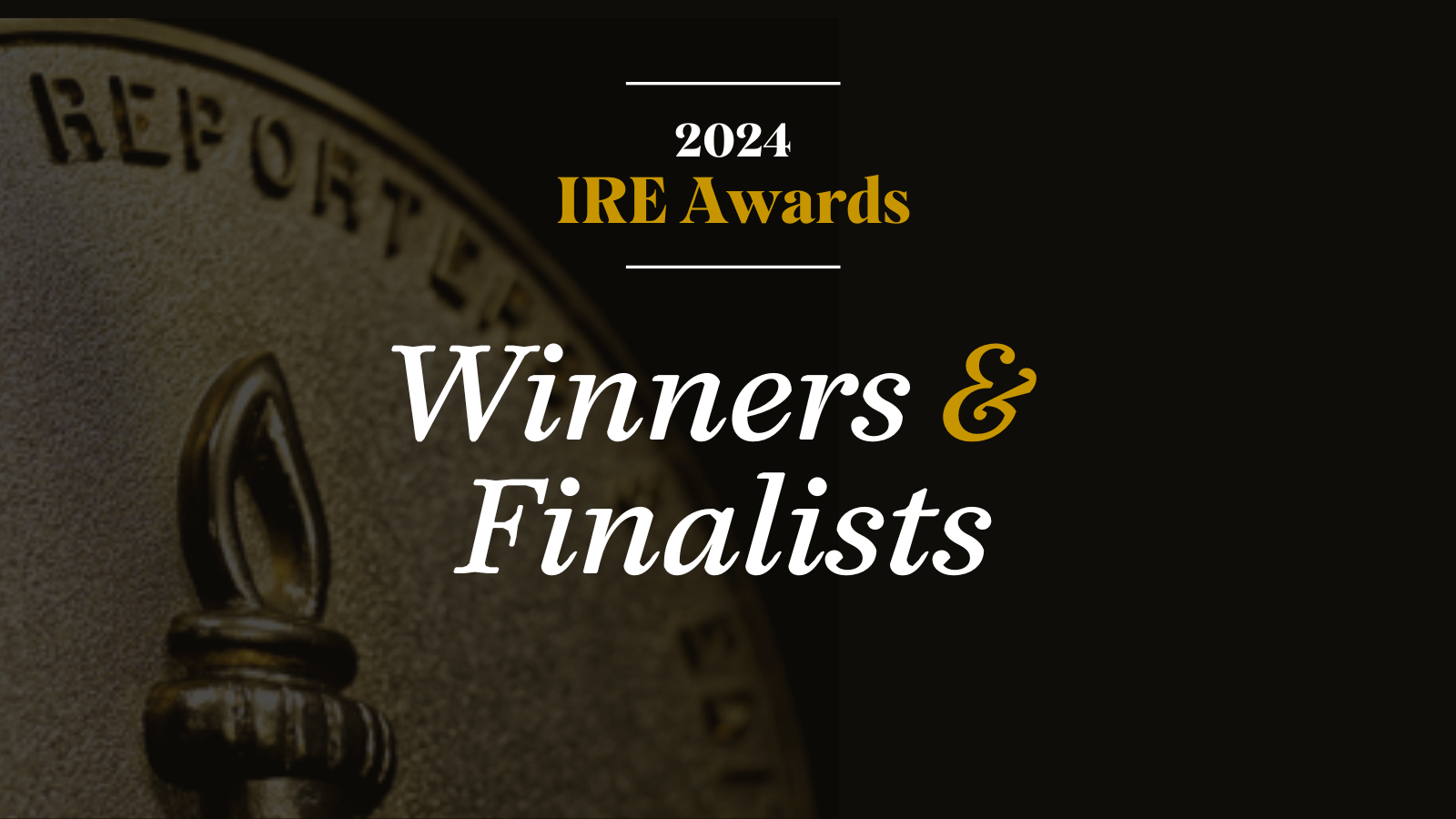 IRE_NICAR's tweet card. Awards will be presented at the 2025 IRE Conference.
