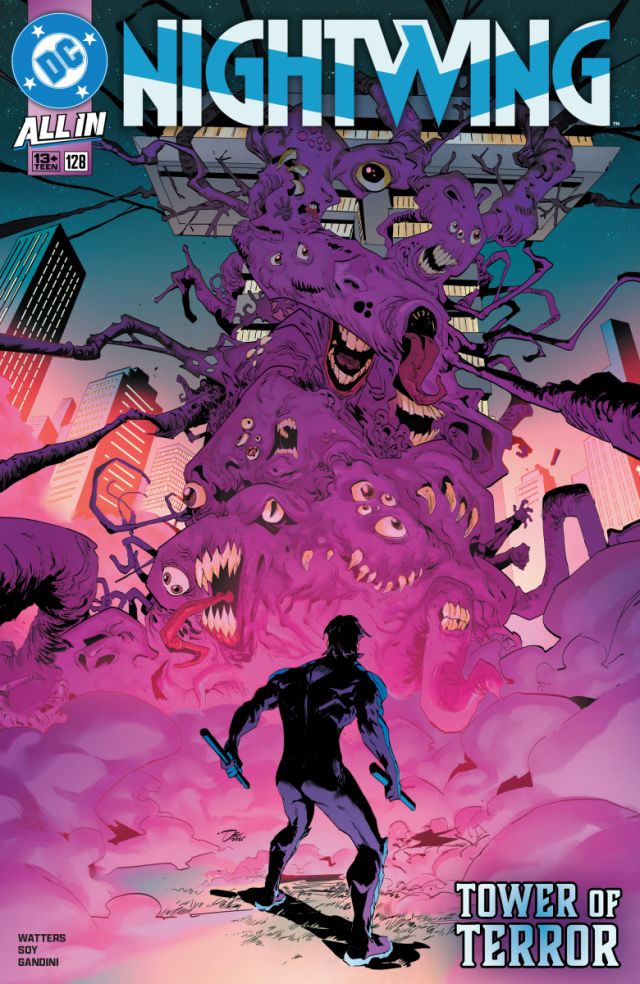BatmanNewsCom's tweet card. Ready, set, go! Nightwing has twenty-four hours to save the Titans Tower after a fifth dimensional event. In the previous issue, the mysterious Zanni...